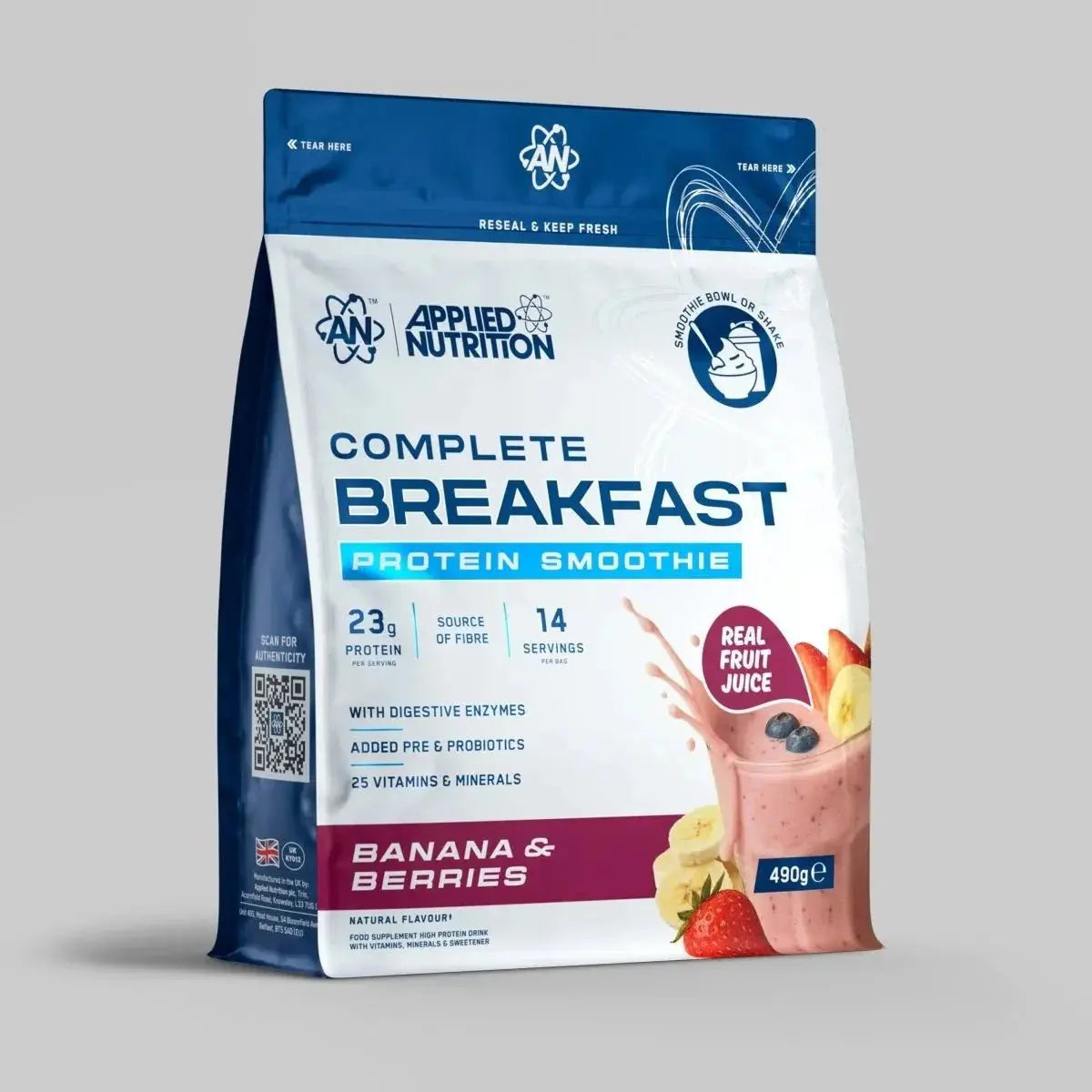 Applied Nutrition Complete Breakfast – High Protein Breakfast Smoothie | 14 Servings