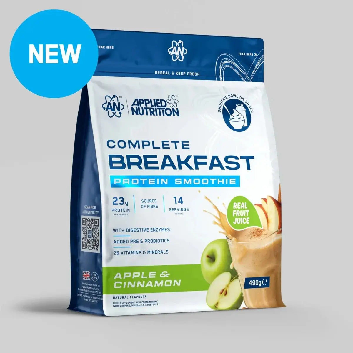 Applied Nutrition Complete Breakfast – High Protein Breakfast Smoothie | 14 Servings