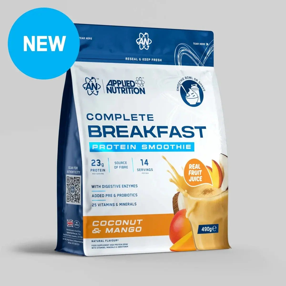 Applied Nutrition Complete Breakfast – High Protein Breakfast Smoothie | 14 Servings