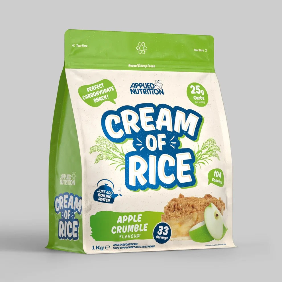 Applied Nutrition Cream of Rice in Various Sizes & Flavours - 1kg