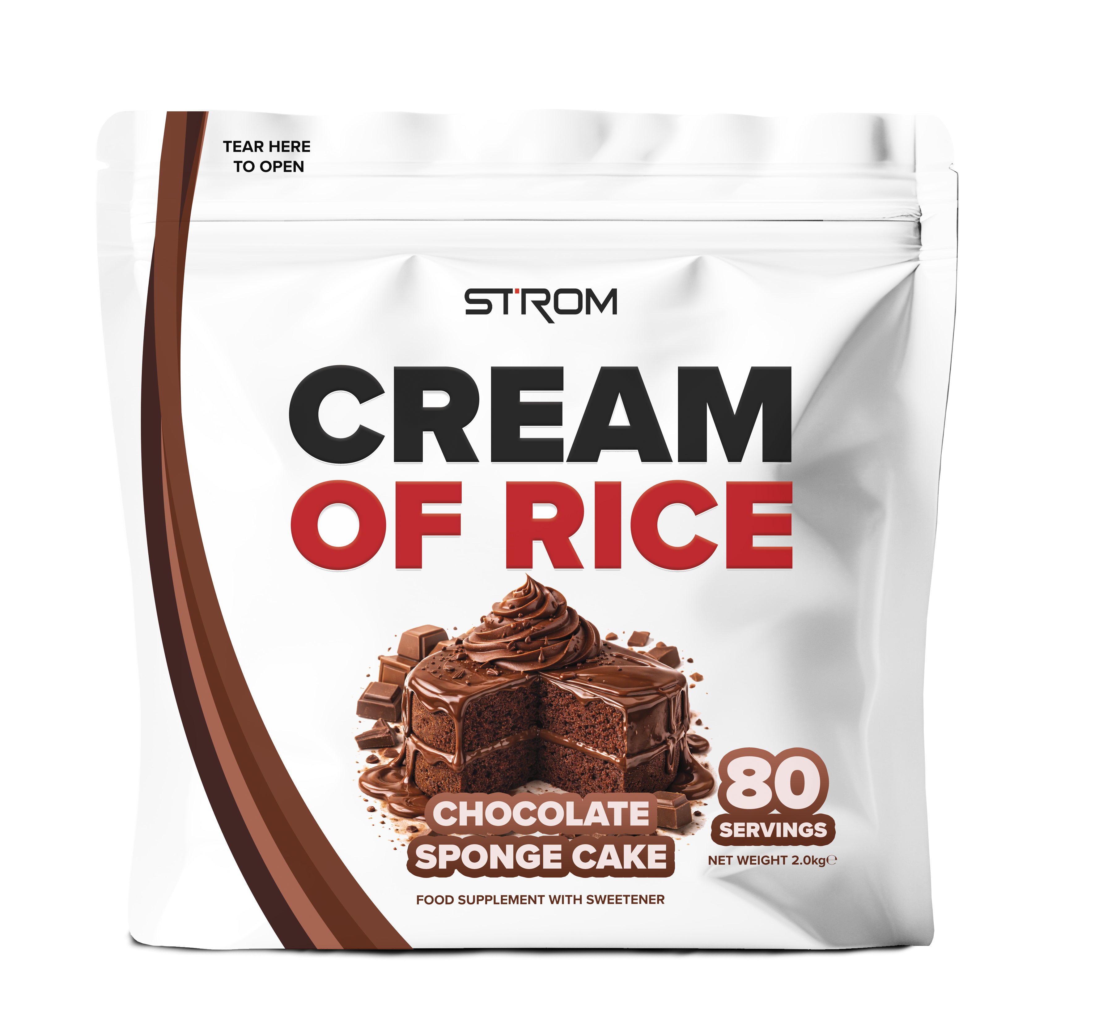 Strom Sports Cream Of Rice 2kg - Variety of Flavours