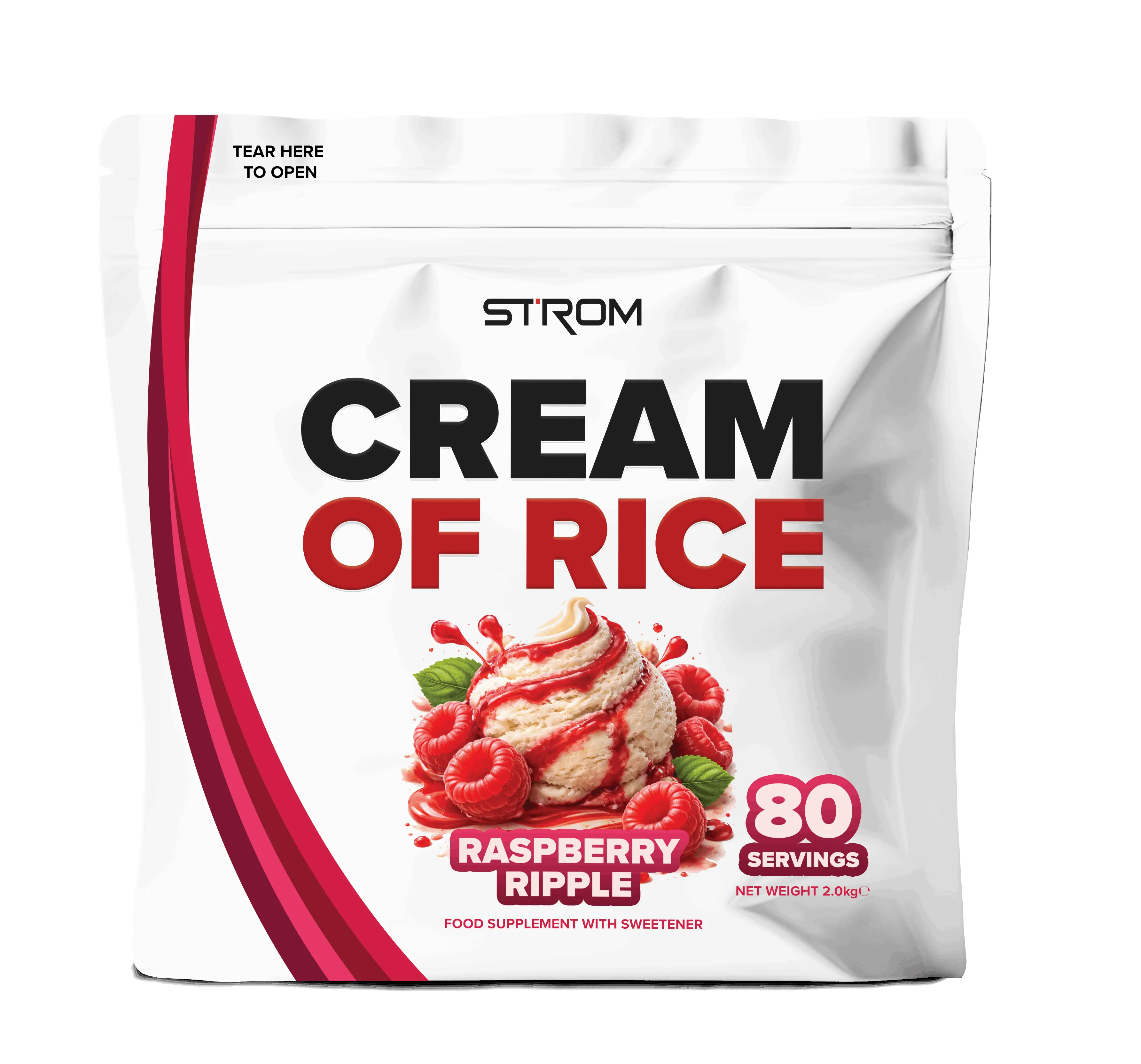 Strom Sports Cream Of Rice 2kg - Variety of Flavours
