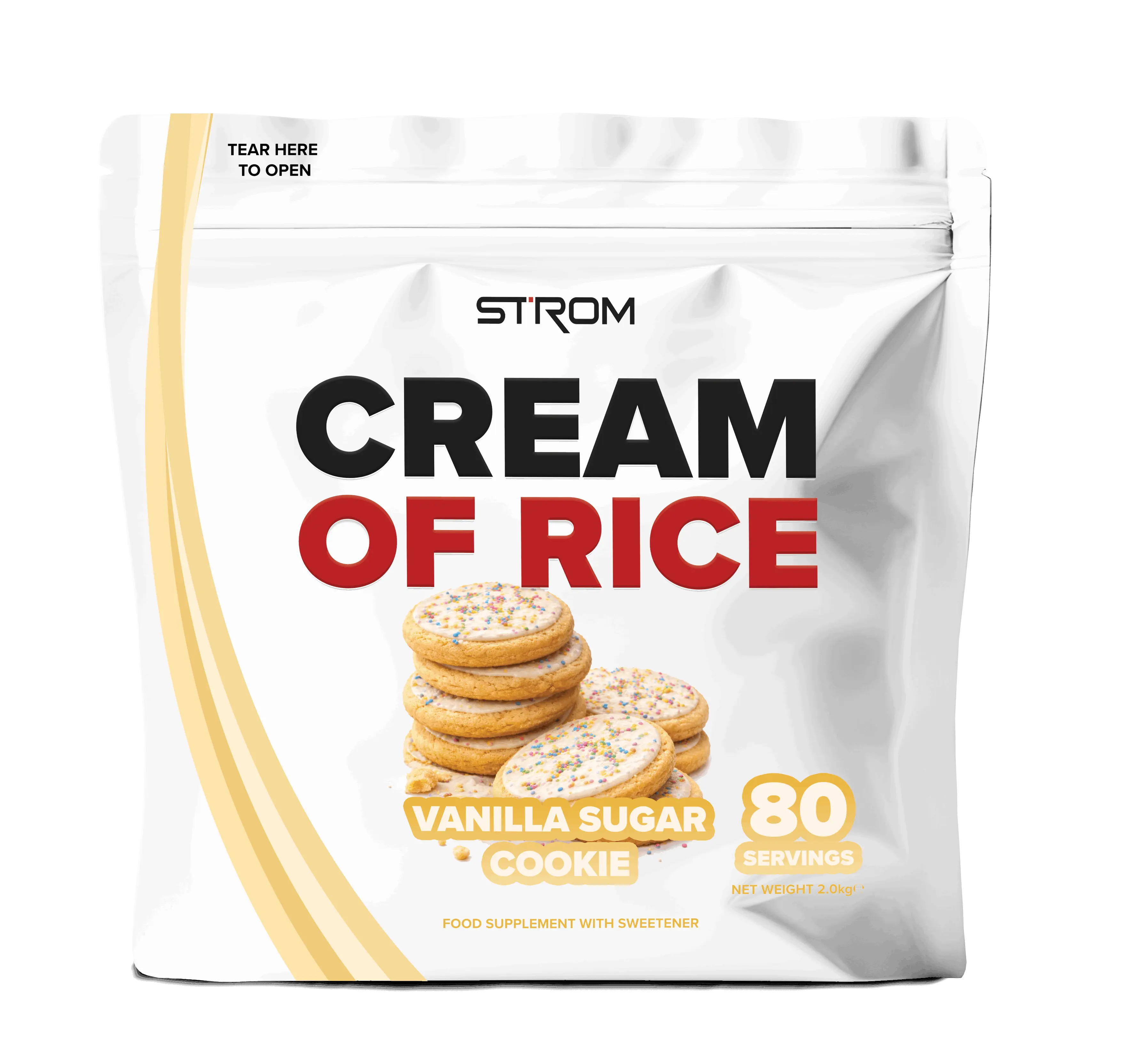 Strom Sports Cream Of Rice 2kg - Variety of Flavours