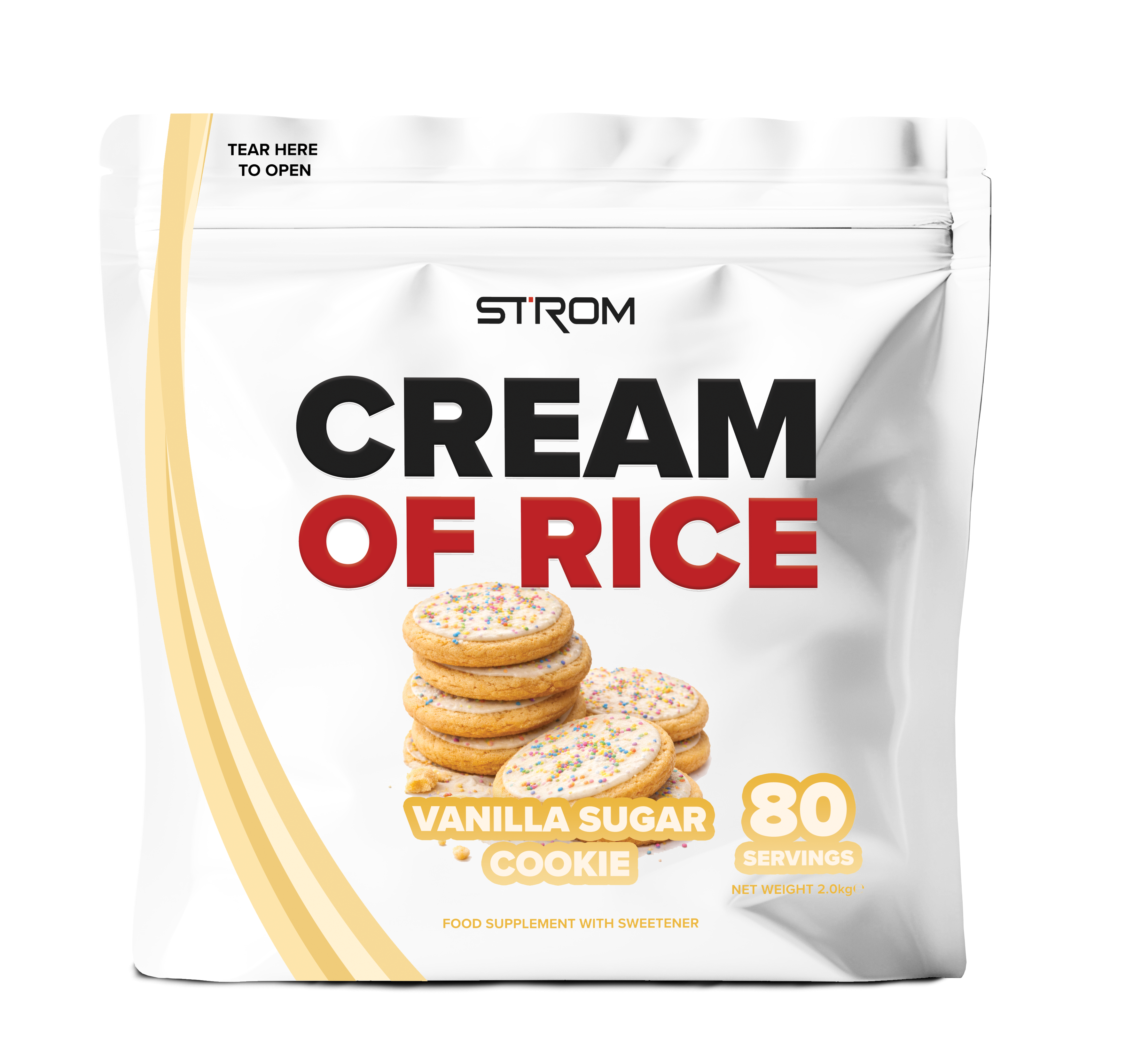 Strom Sports Cream Of Rice 2kg - Variety of Flavours