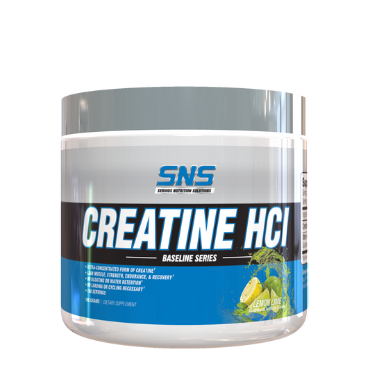 SNS Creatine HCL Powder - 150 Servings in Your Choice of Delicious Flavours