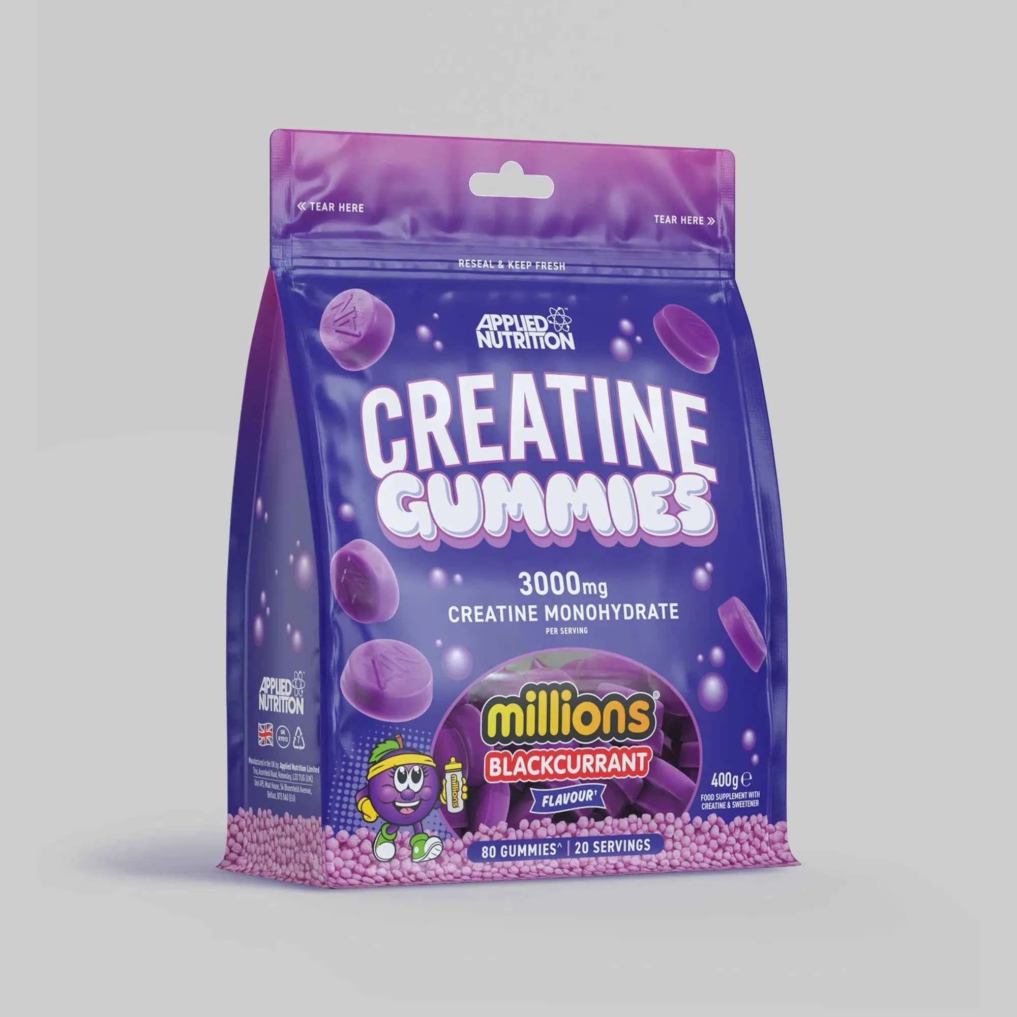 Applied Nutrition Creatine Gummies - 80 Fruit Flavored Chews