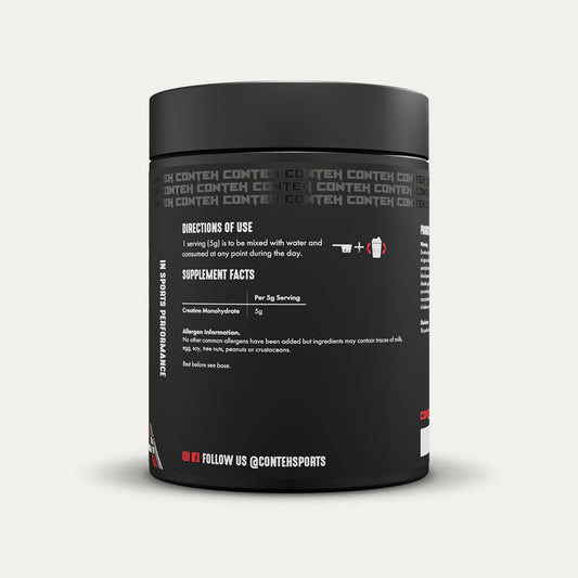 Conteh Sports Creatine Monohydrate 400g Unflavoured - 80 Servings