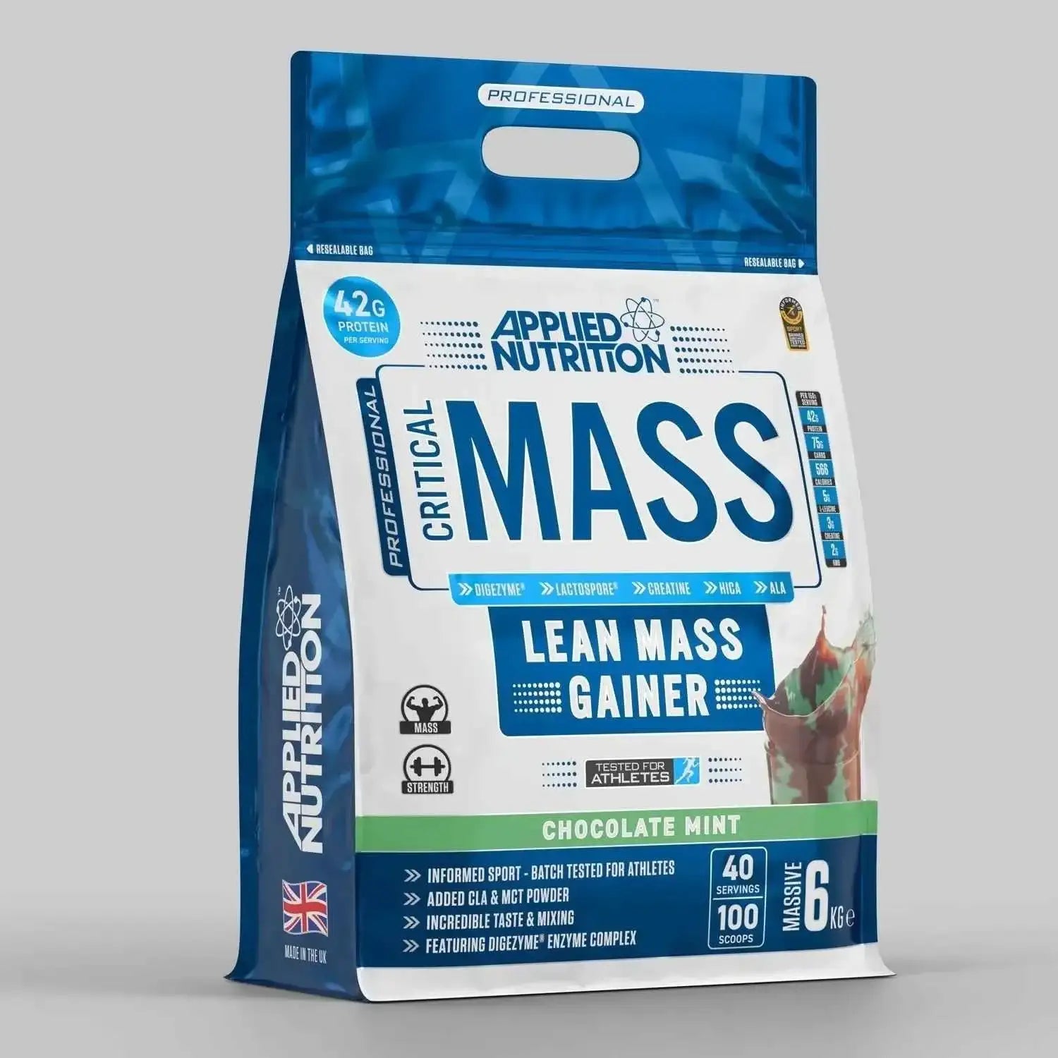 Applied Nutrition Critical Mass Professional Lean Mass Gainer - Variety of Sizes & Flavours