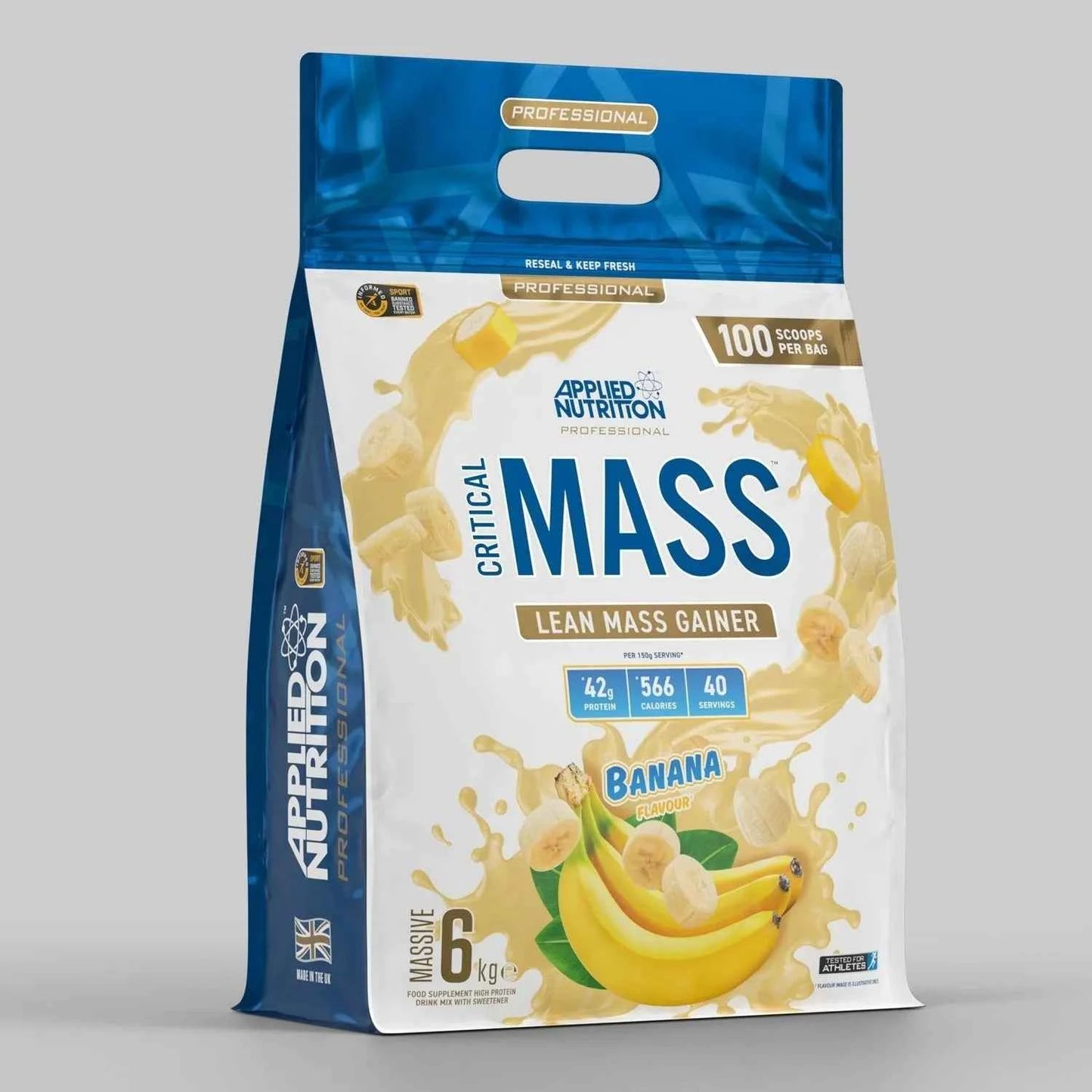 Applied Nutrition Critical Mass Professional Lean Mass Gainer - Variety of Sizes & Flavours