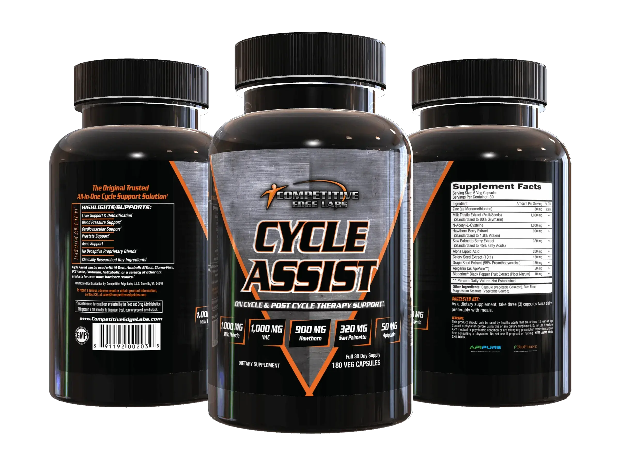 CEL Cycle Assist - 180 Veg Caps