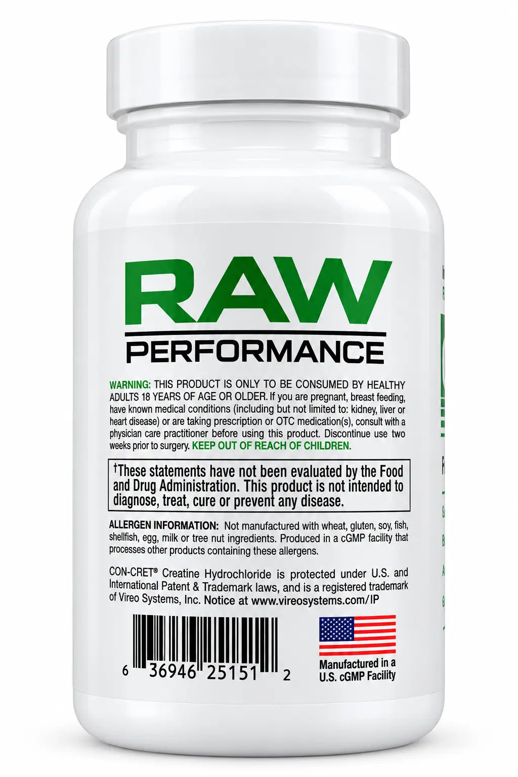 InnovaPharm Creatine HCL 750mg – 90 Capsules – product packaging