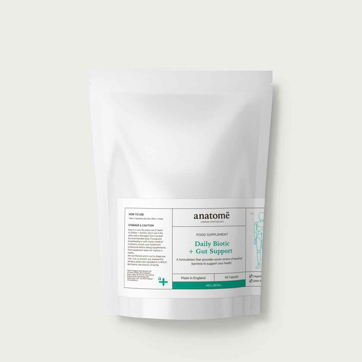 Essential Daily Probiotic Capsules+ Gut Support