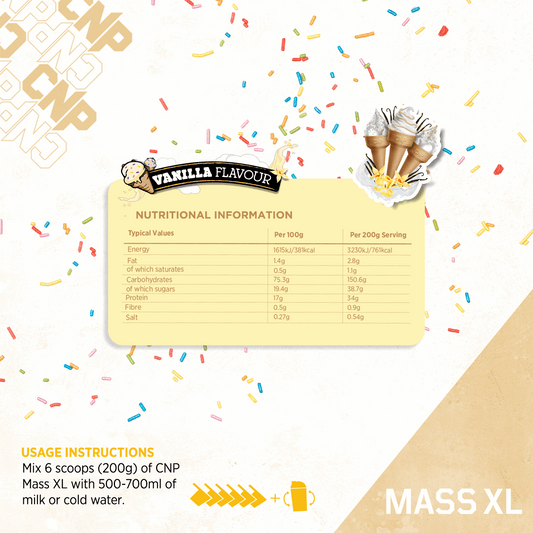 CNP Mass XL 4.8kg - Variety of Flavours