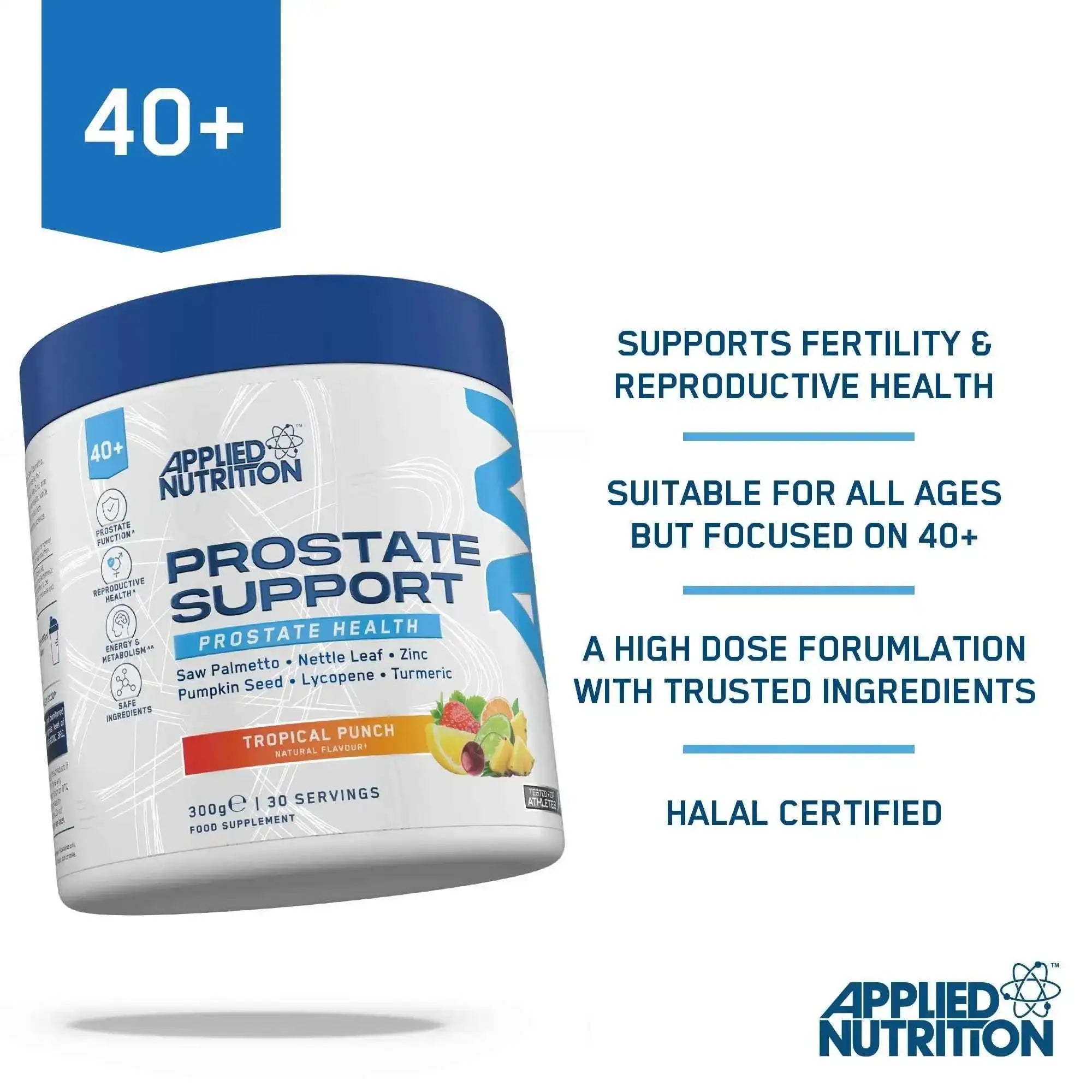 Applies Nutrition Prostate Support Supplement 300g - Variety of Flavours
