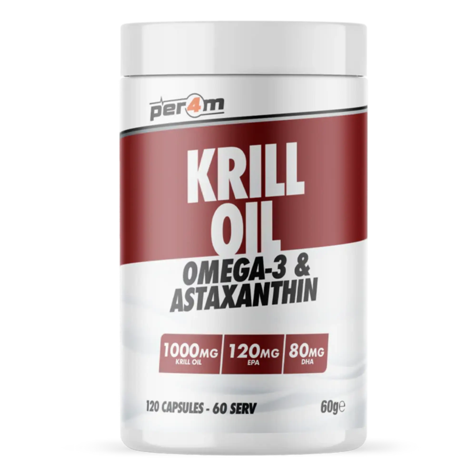 Krill Oil Softgels Per4m Nutrition