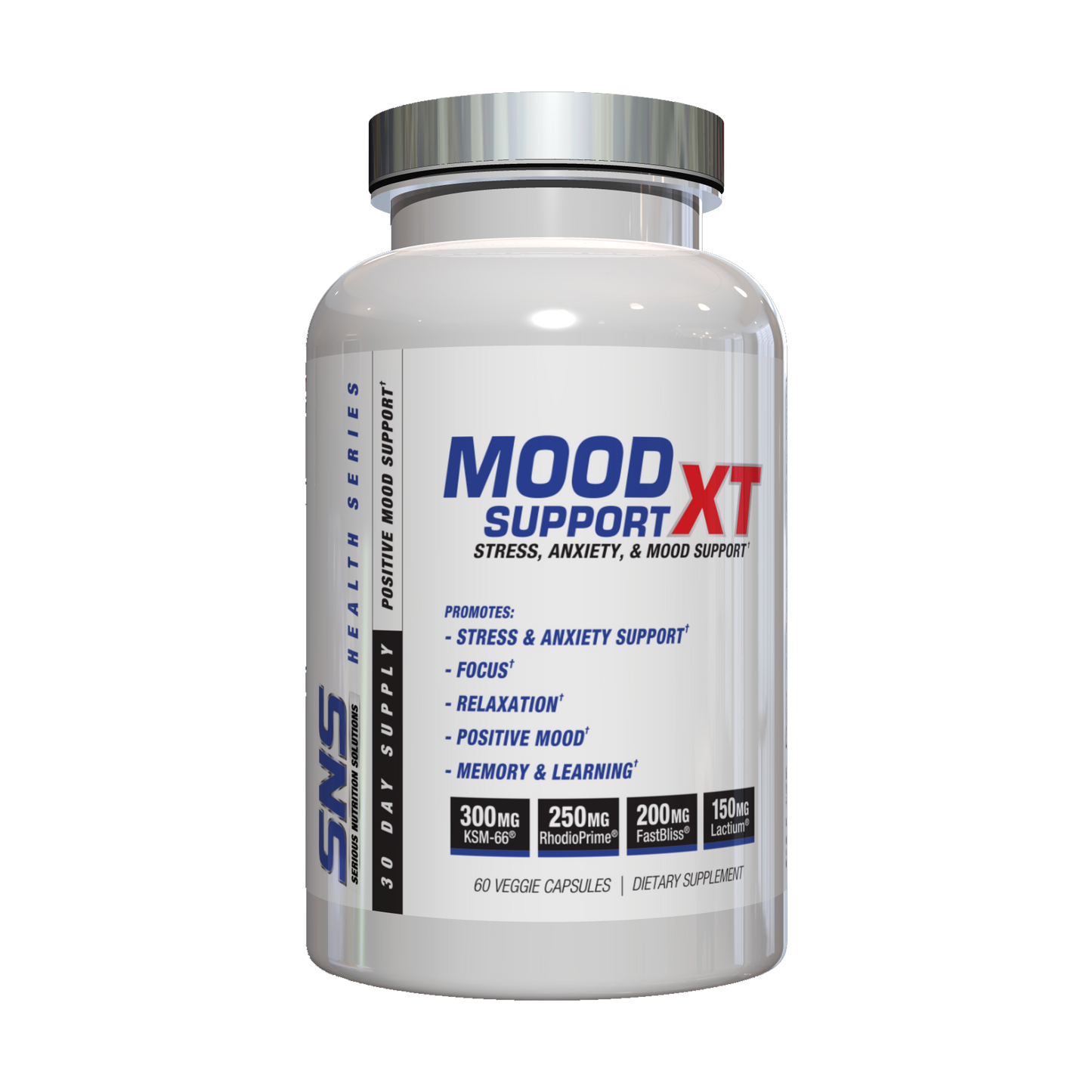 SNS Mood Support XT - 60 Veg Caps - Evolution Supplements - SNS Mood Support XT Front