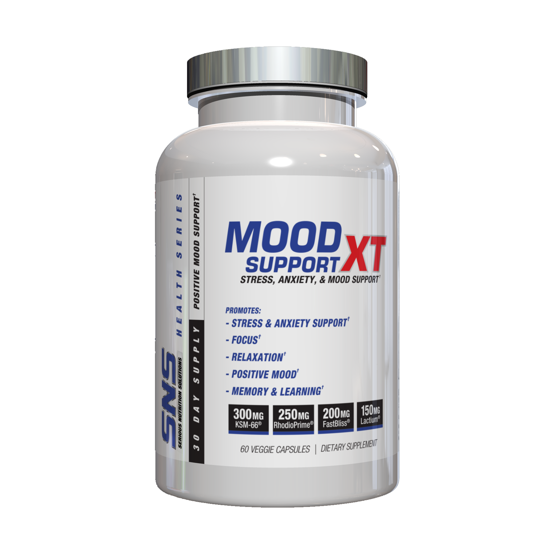 SNS Mood Support XT - 60 Veg Caps - Evolution Supplements - SNS Mood Support XT Front