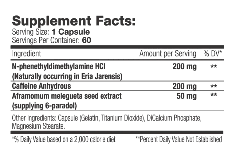 Muscle Addiction - ECA Stack - 60 Caps