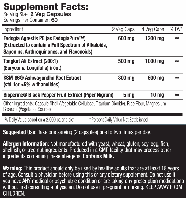 Muscle Addiction - Test Fix - 120 Caps