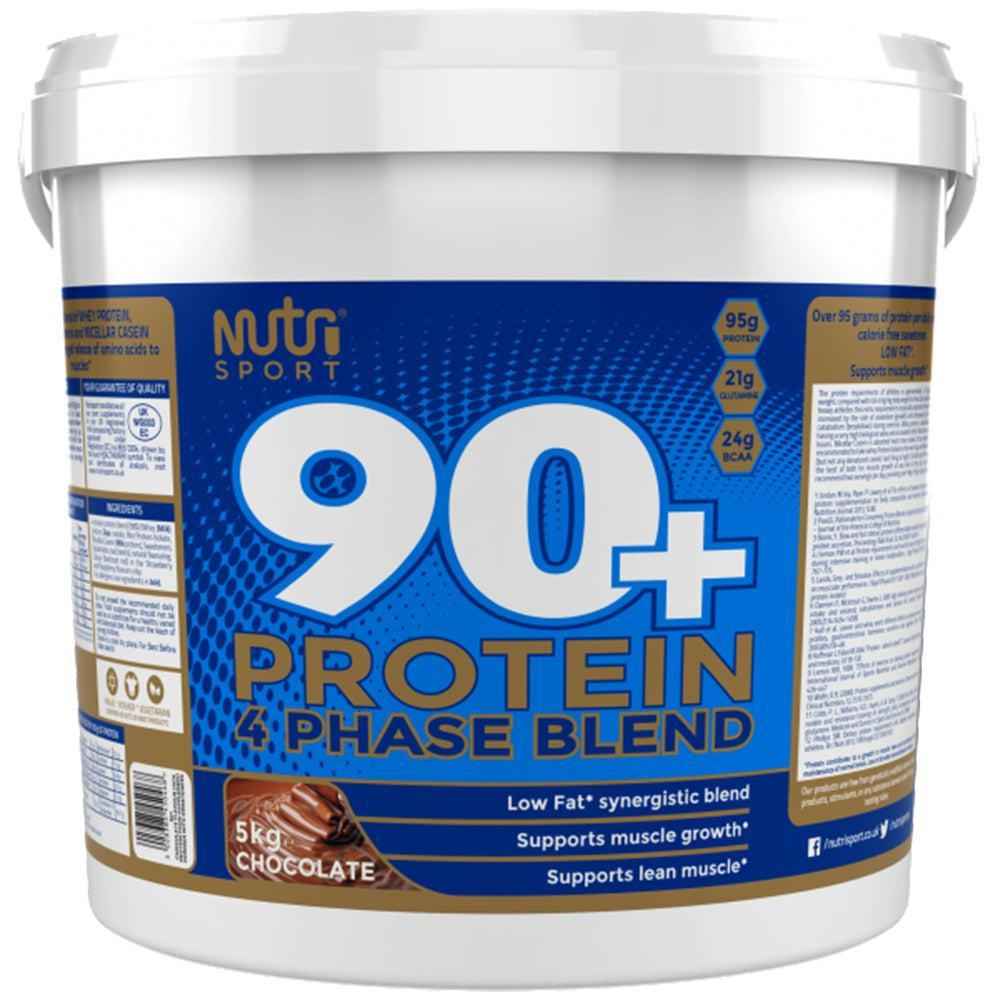 Nutrisport 90 Plus Protein 5kg Powder - Variety of Flavours