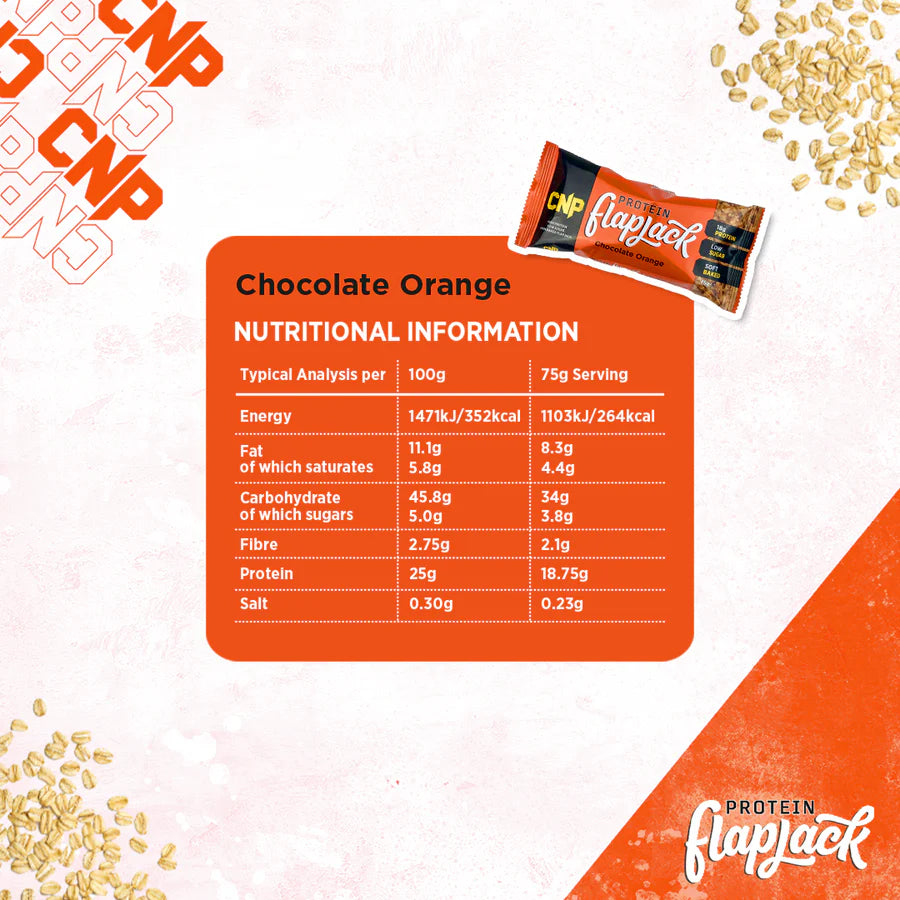 CNP Protein Flapjack (box of 12 in various flavours) - Evolution Supplements