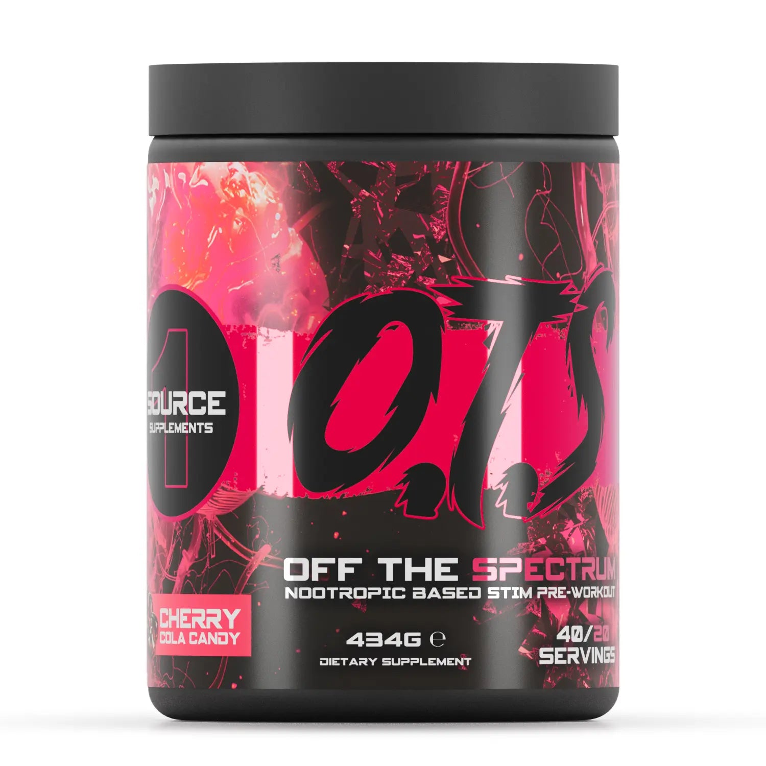 1SourceSupplements Off The Spectrum (OTS) Pre-Workout | 20–40 Servings product packaging