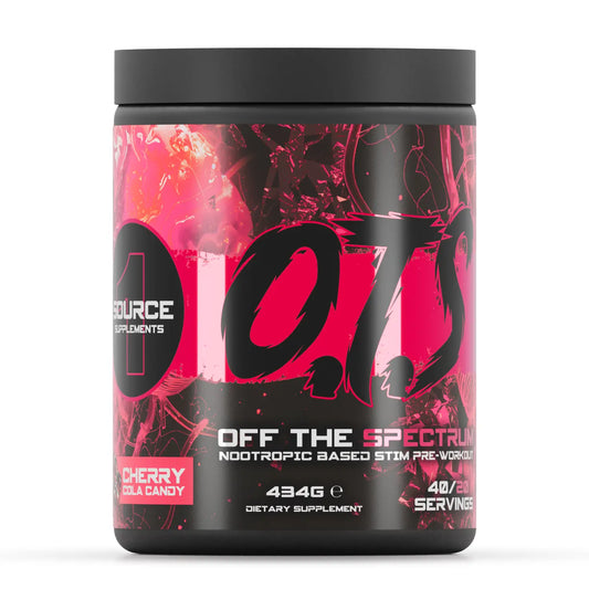 1SourceSupplements Off The Spectrum (OTS) Pre-Workout | 20–40 Servings product packaging