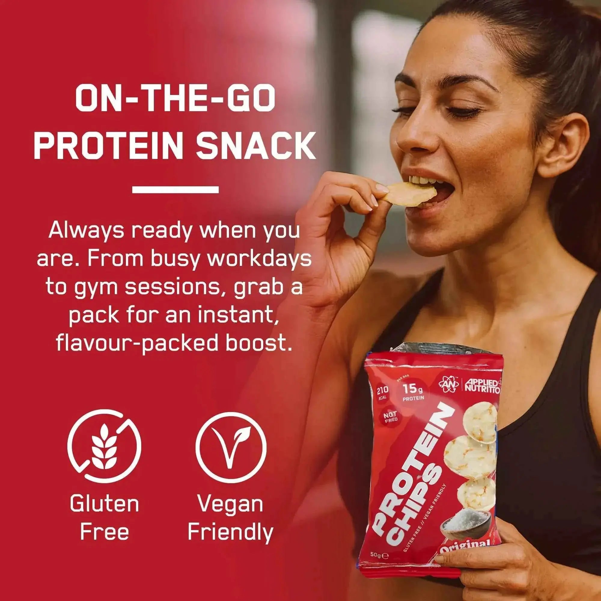 Applied Nutrition Protein Chips Single Bag or Box of 7 - in Variety of Flavours