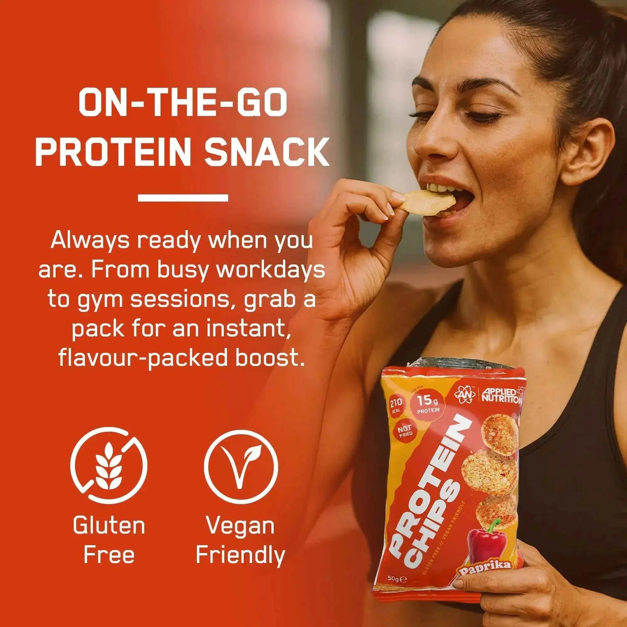 Applied Nutrition Protein Chips Single Bag or Box of 7 - in Variety of Flavours