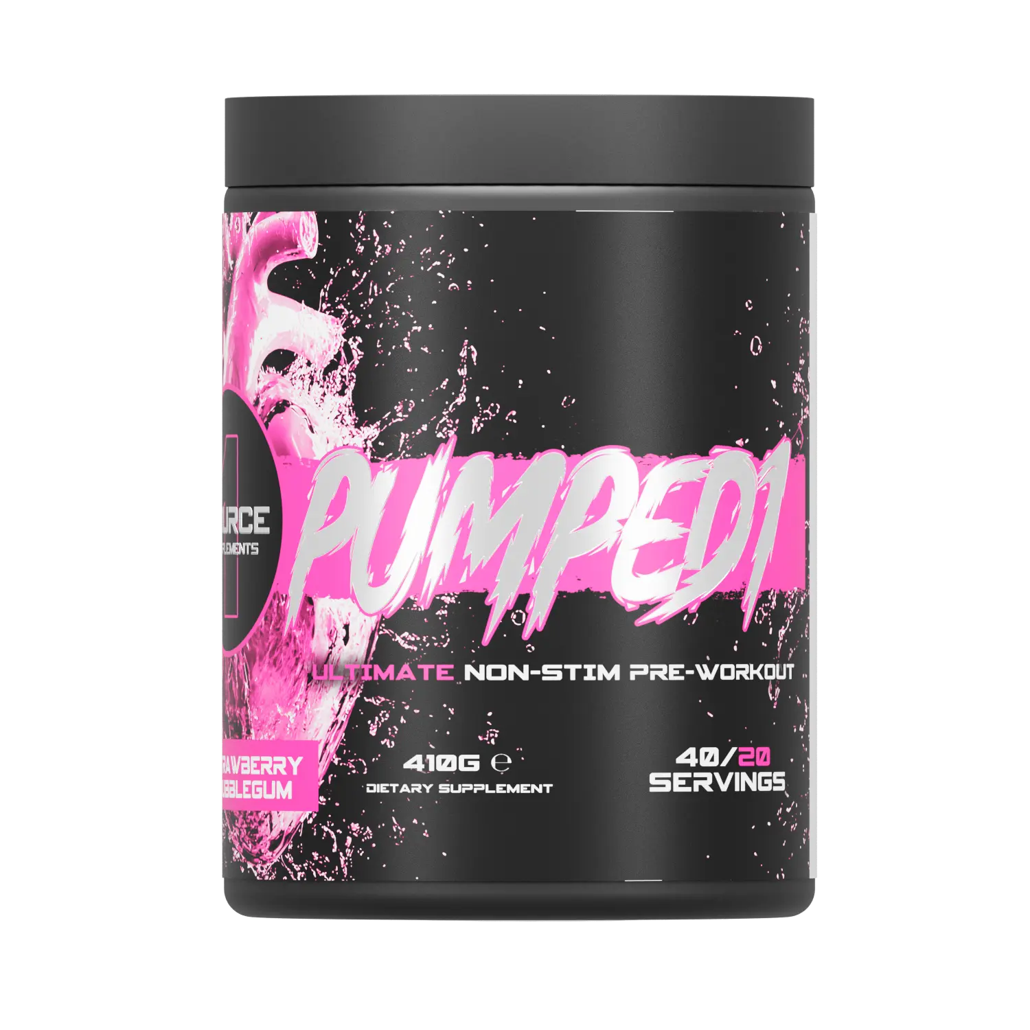 1SourceSupplements PUMPED1 Non-Stimulant Pre-Workout | 410g product image 2