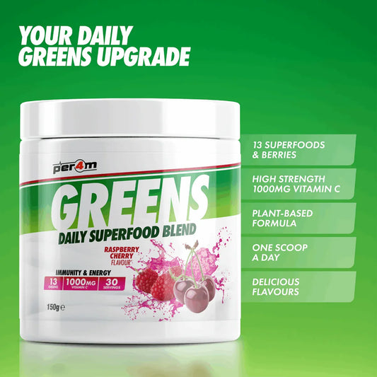 Per4m Green Daily Superfood Blend 150g - Variety of Flavours