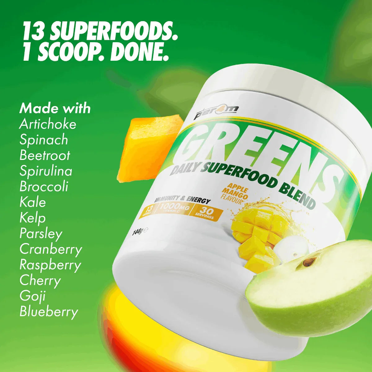 Per4m Green Daily Superfood Blend 150g - Variety of Flavours
