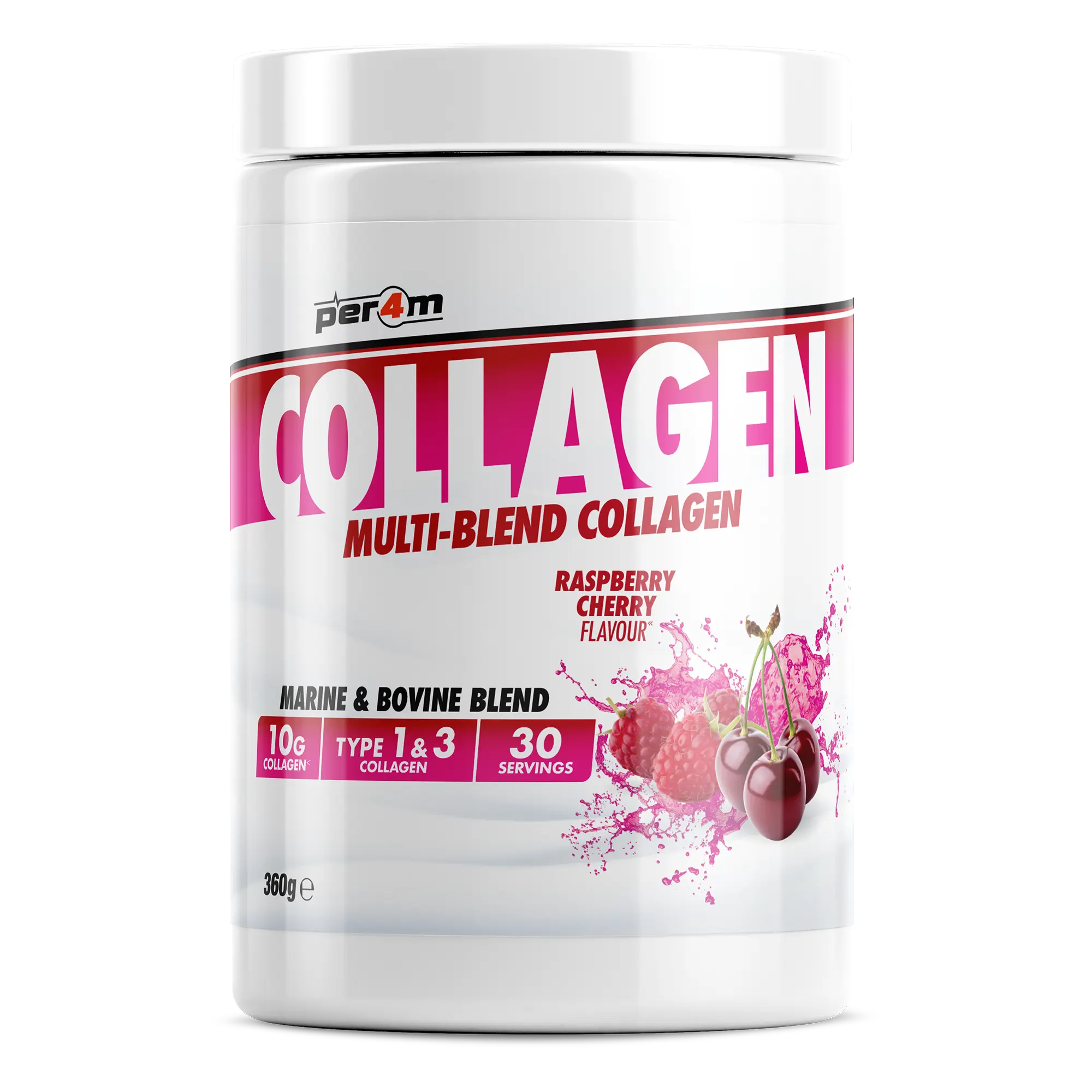 Multi-Blend Collagen Raspberry Cherry