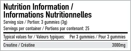 Per4m Creatine Gummies - 75 Gummies (25 Servings) in a Variety of Flavours