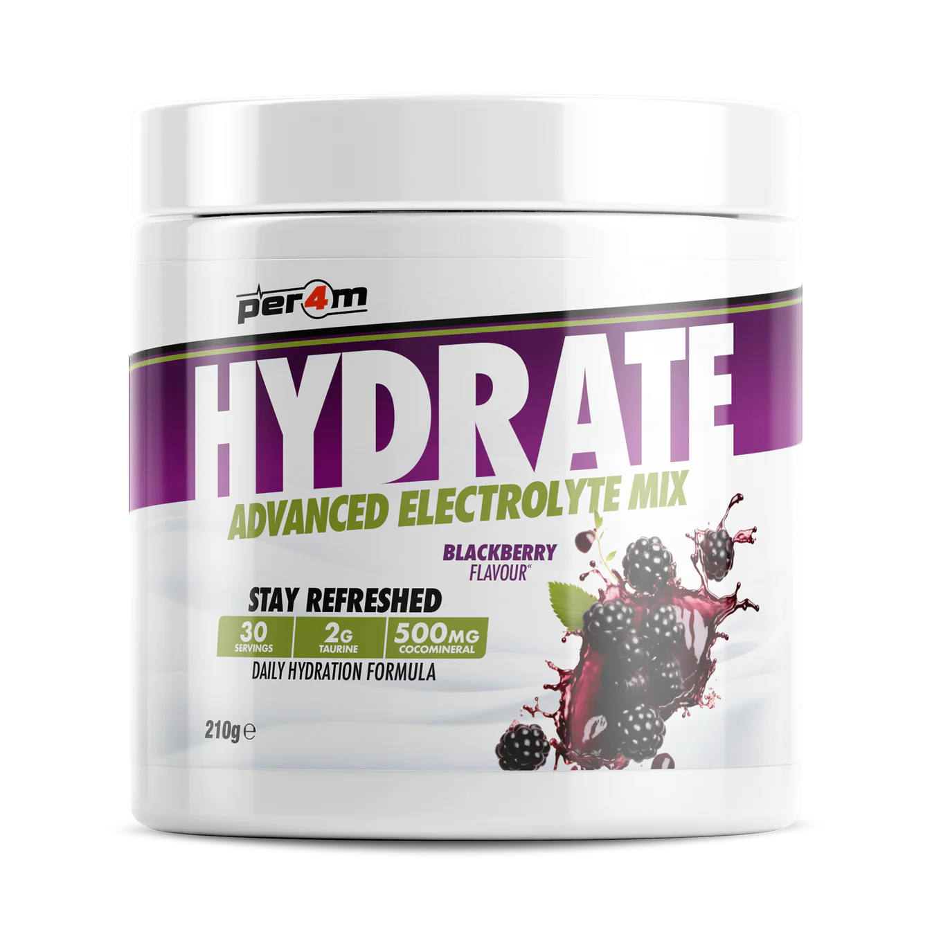 Per4m Hydrate Electrolyte Mix 210g - Variety of Flavours