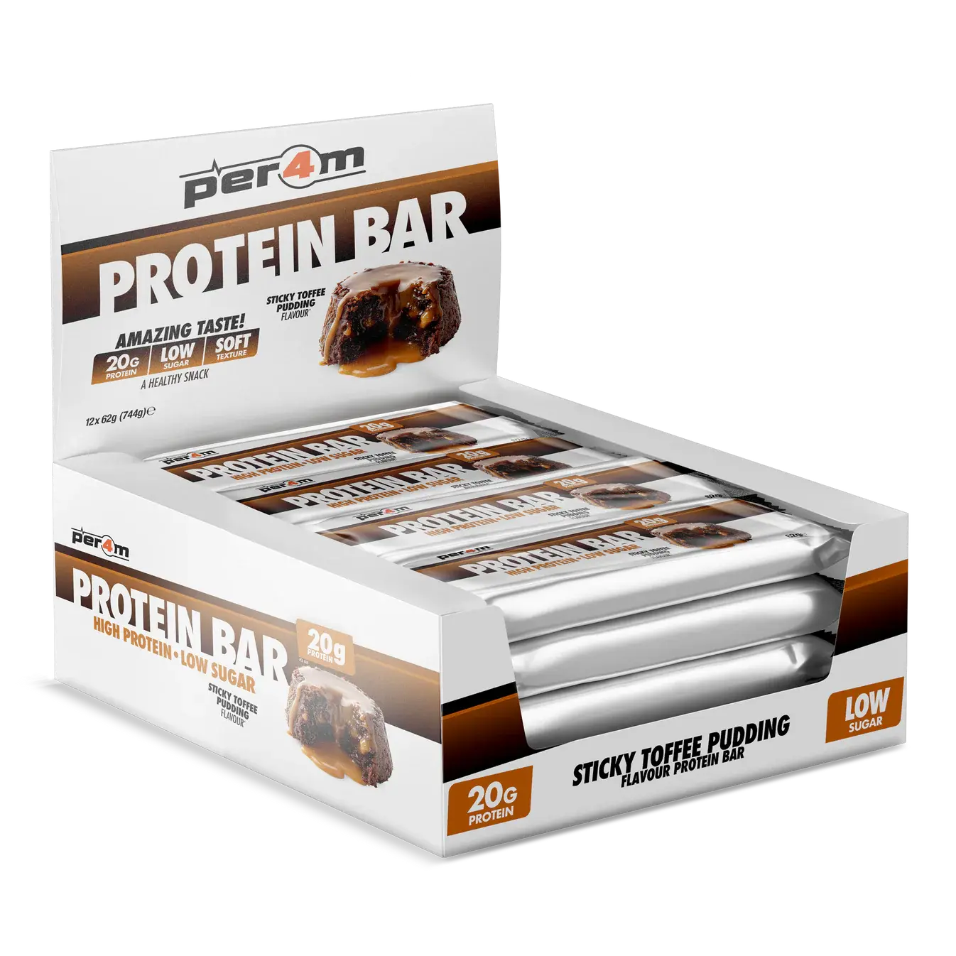 Per4m Protein Bars 12x62g - Delicious Variety of Flavours Per4m