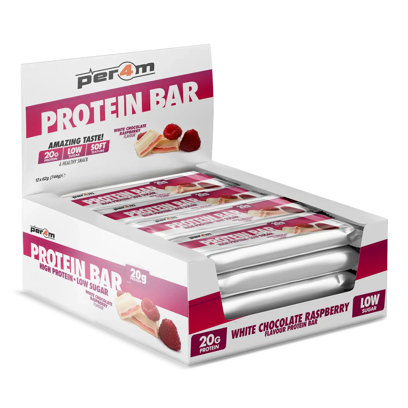 Per4m Protein Bars 12x62g - Delicious Variety of Flavours Per4m