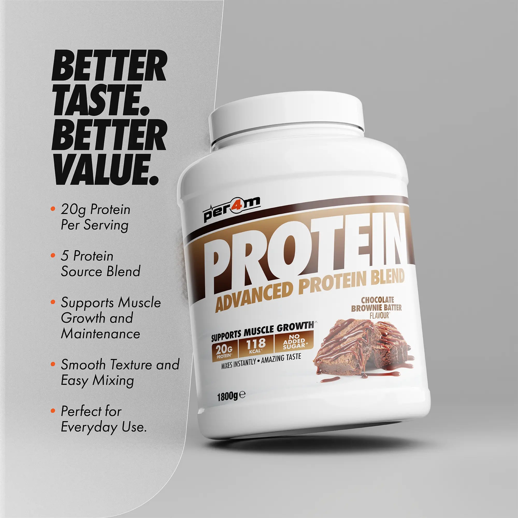 Per4m Nutrition Advanced Protein Blend Powder for Muscle Growth