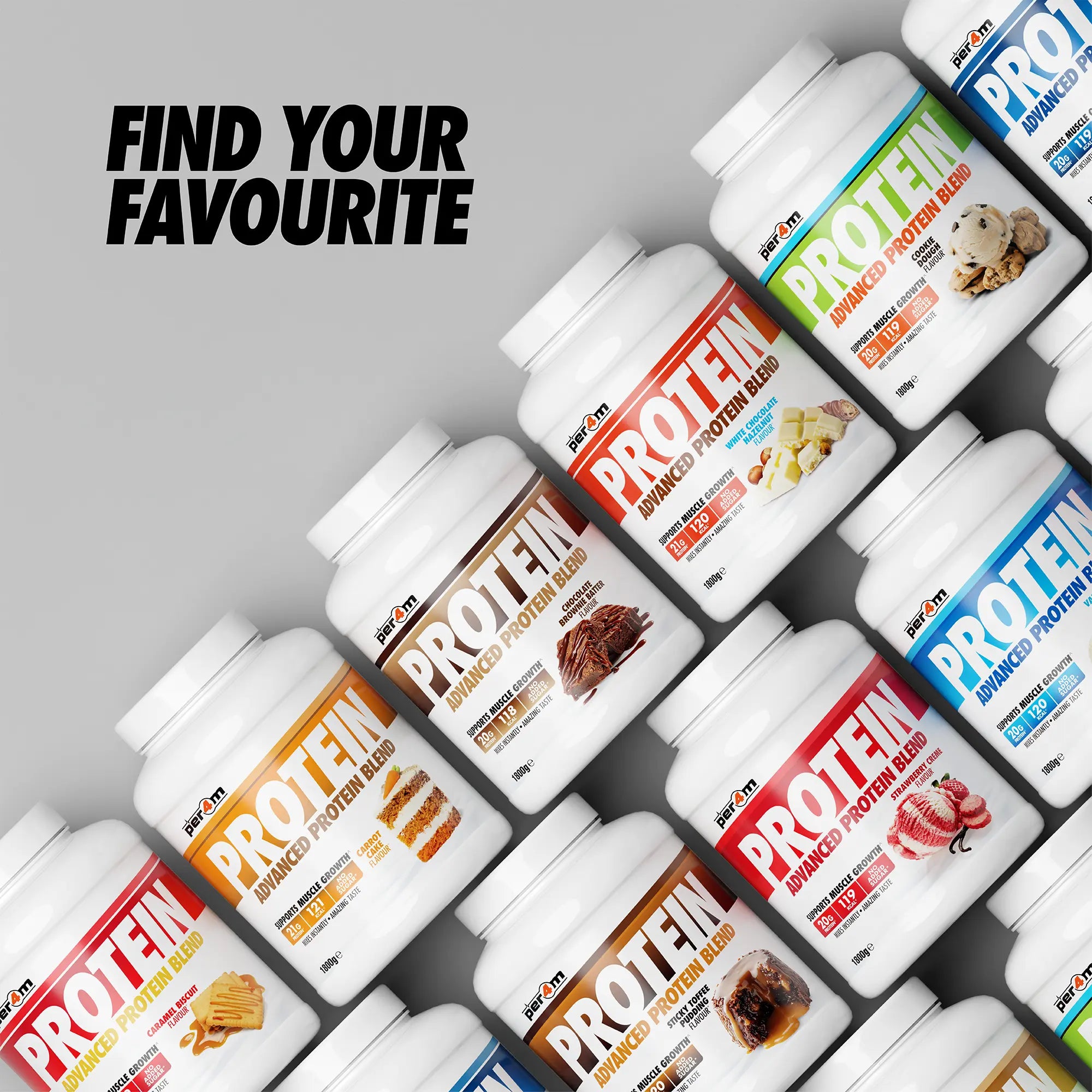 Per4m Nutrition Advanced Protein Blend Powder for Muscle Growth