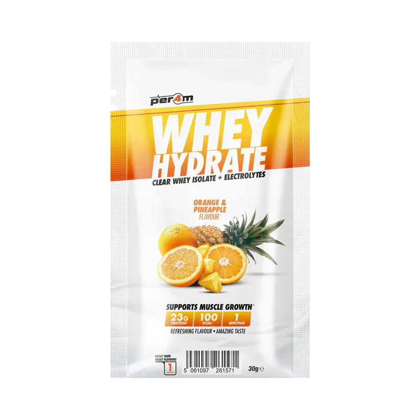 Per4m Whey Hydrate Protein Orange & Pineapple 30g sample sachet