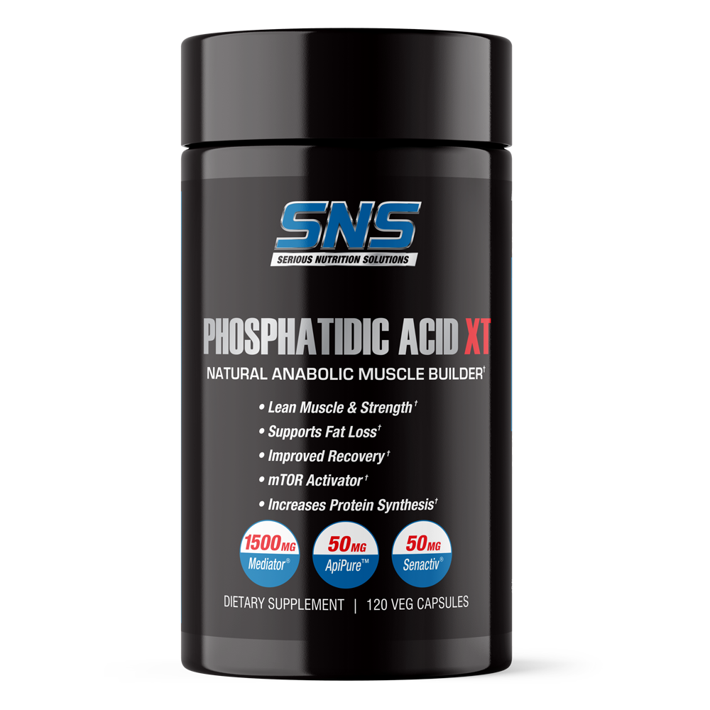 SNS Phosphatidic Acid XT - 120 Veg Caps - Evolution Supplements - SNS Phosphatidic Acid XT Front