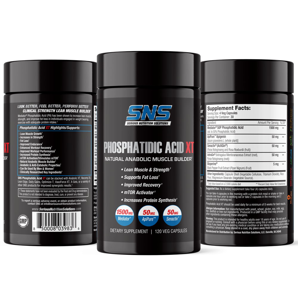 SNS Phosphatidic Acid XT - 120 Veg Caps