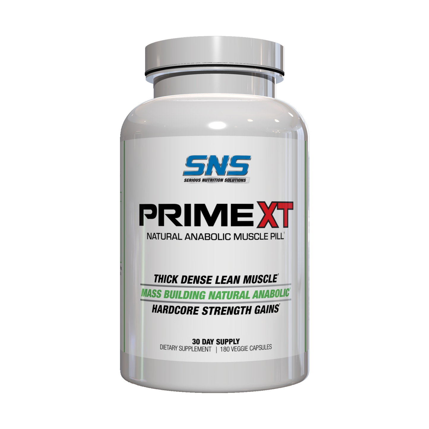 SNS Prime XT – 180 Veg Caps - Evolution Supplements - Prime XT Front
