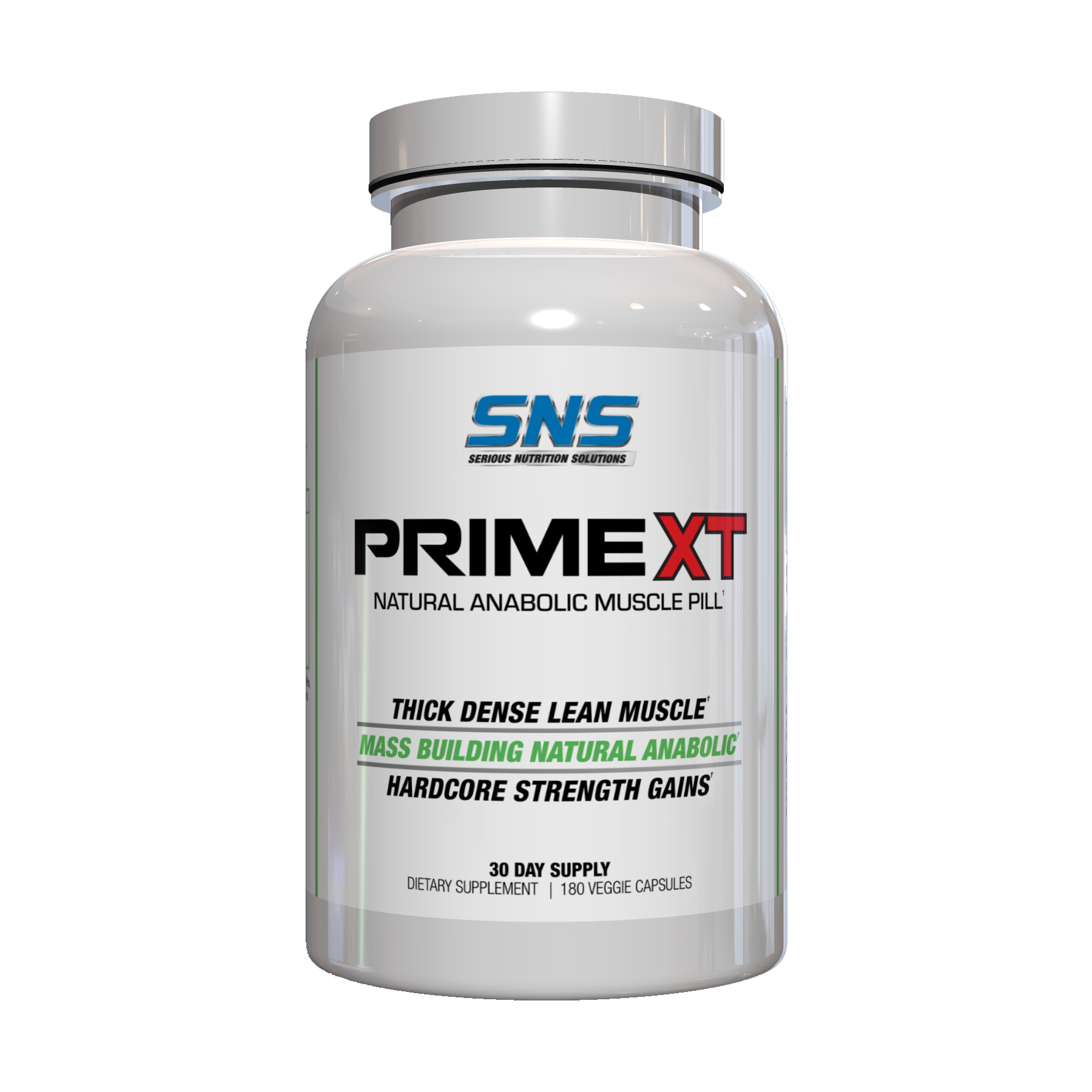 SNS Prime XT – 180 Veg Caps - Evolution Supplements - Prime XT Front