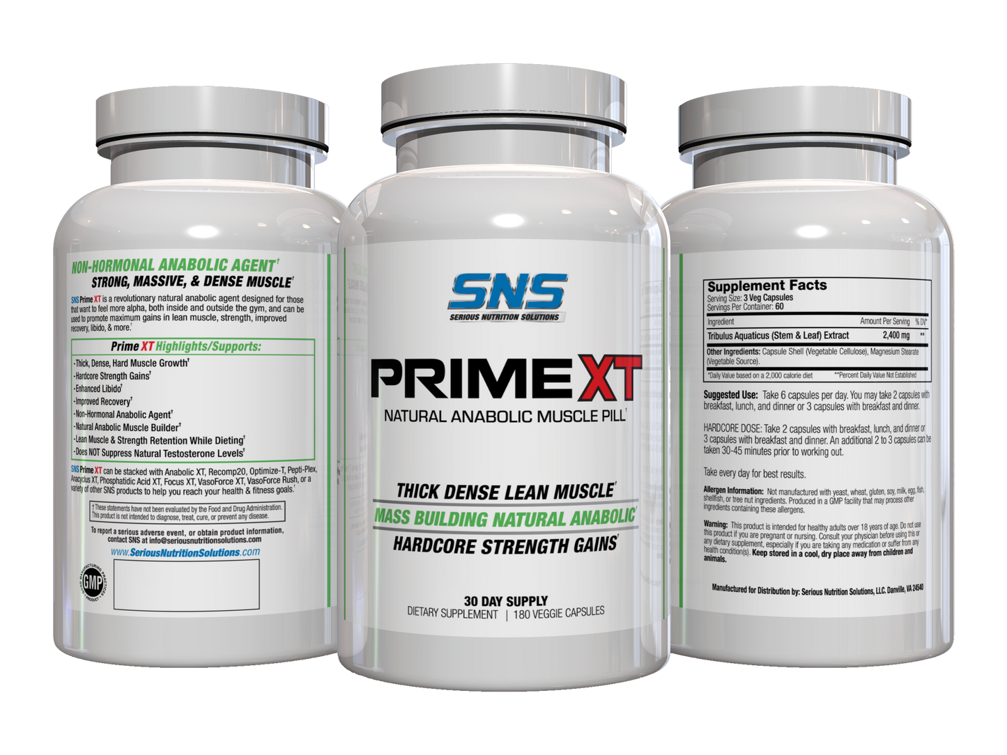 SNS Prime XT – 180 Veg Caps