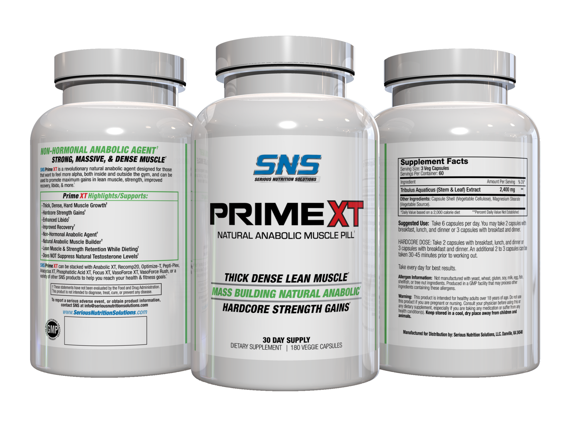 SNS Prime XT – 180 Veg Caps