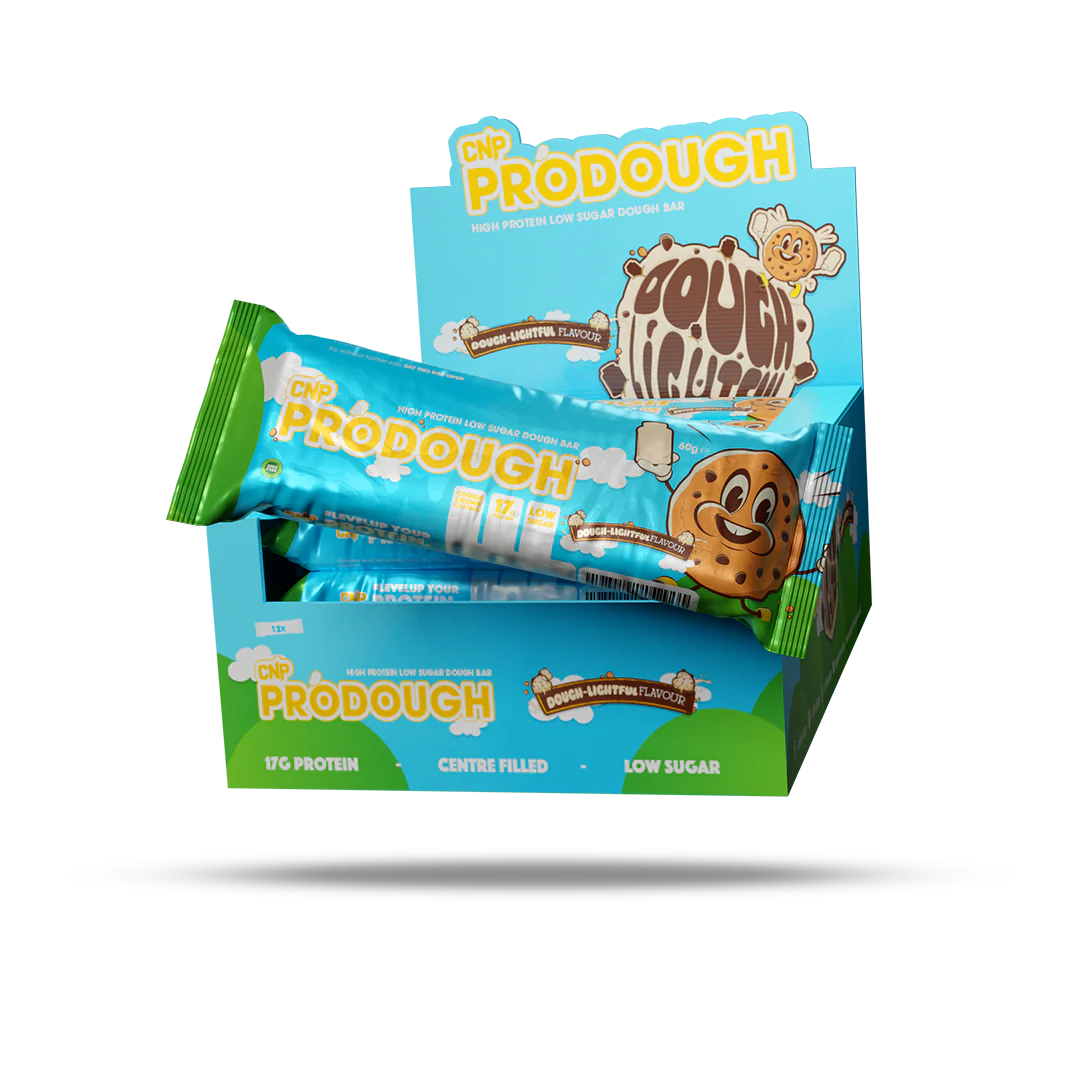 CNP ProDough Dough Bars - Box of 12 x 60g in Various Flavours