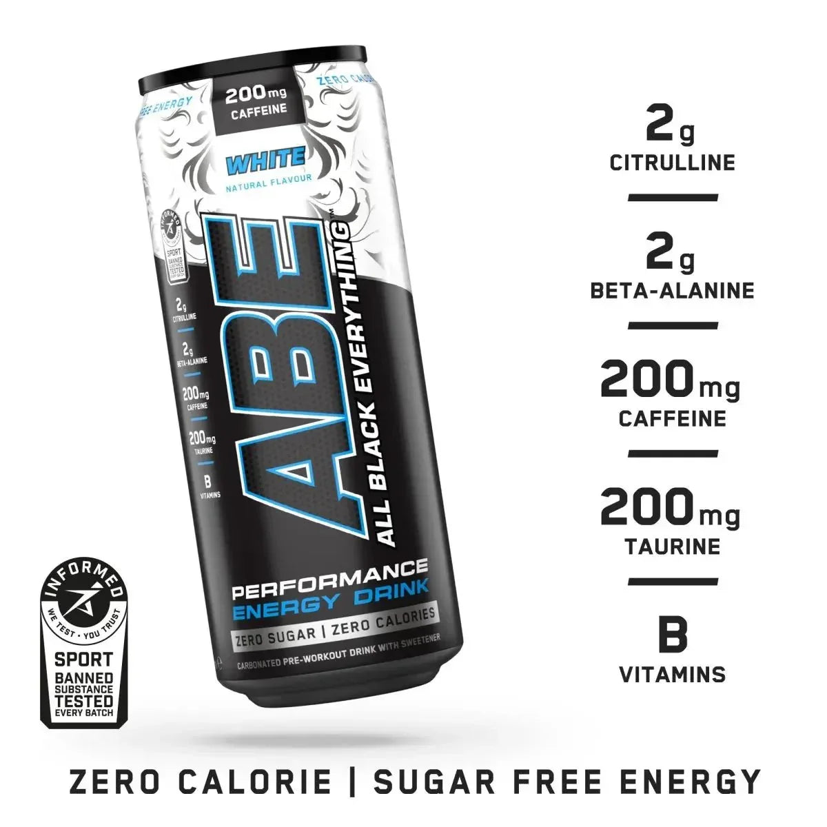 ABE - Performance Pre Workout Cans - Case of 12