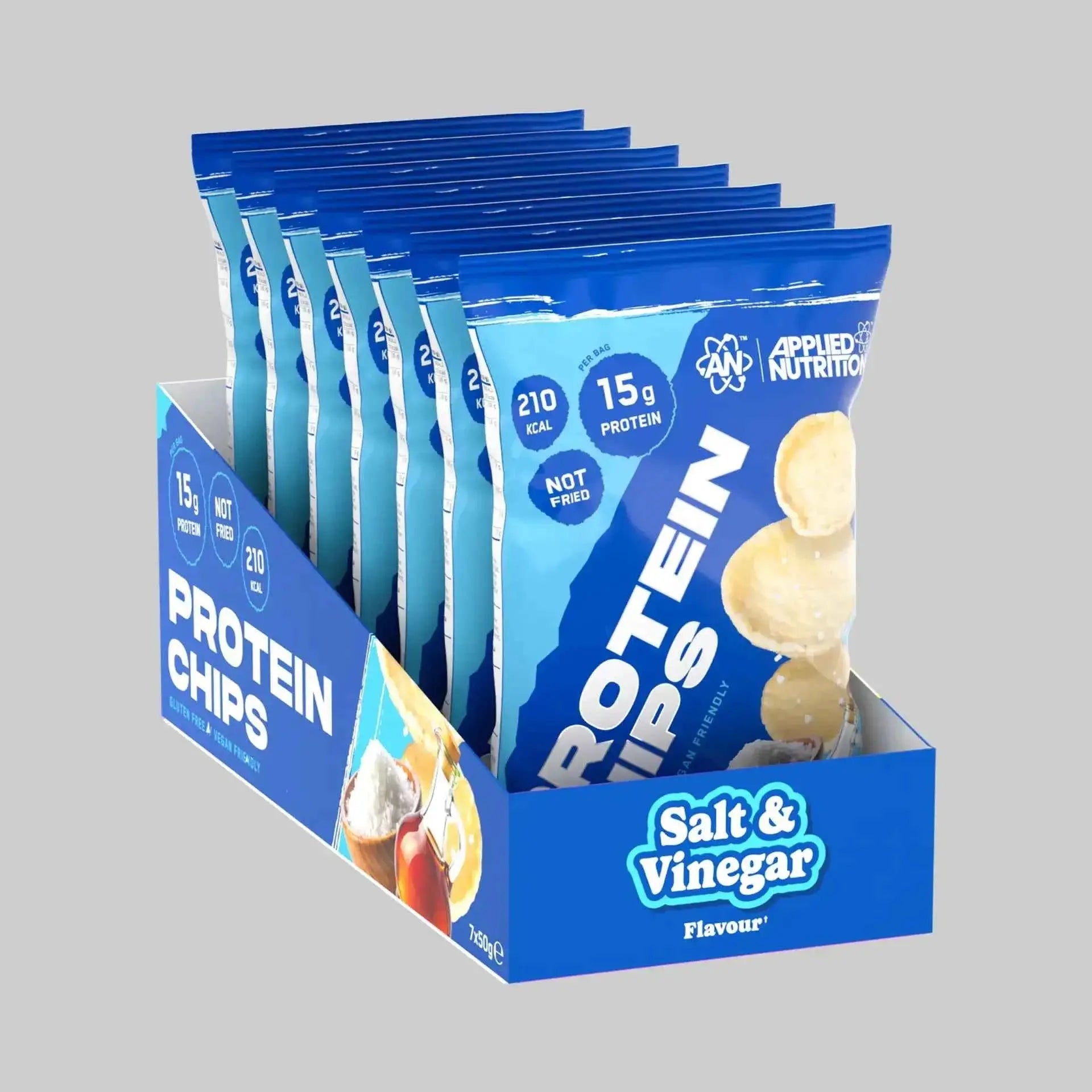 Applied Nutrition Protein Chips Single Bag or Box of 7 - in Variety of Flavours