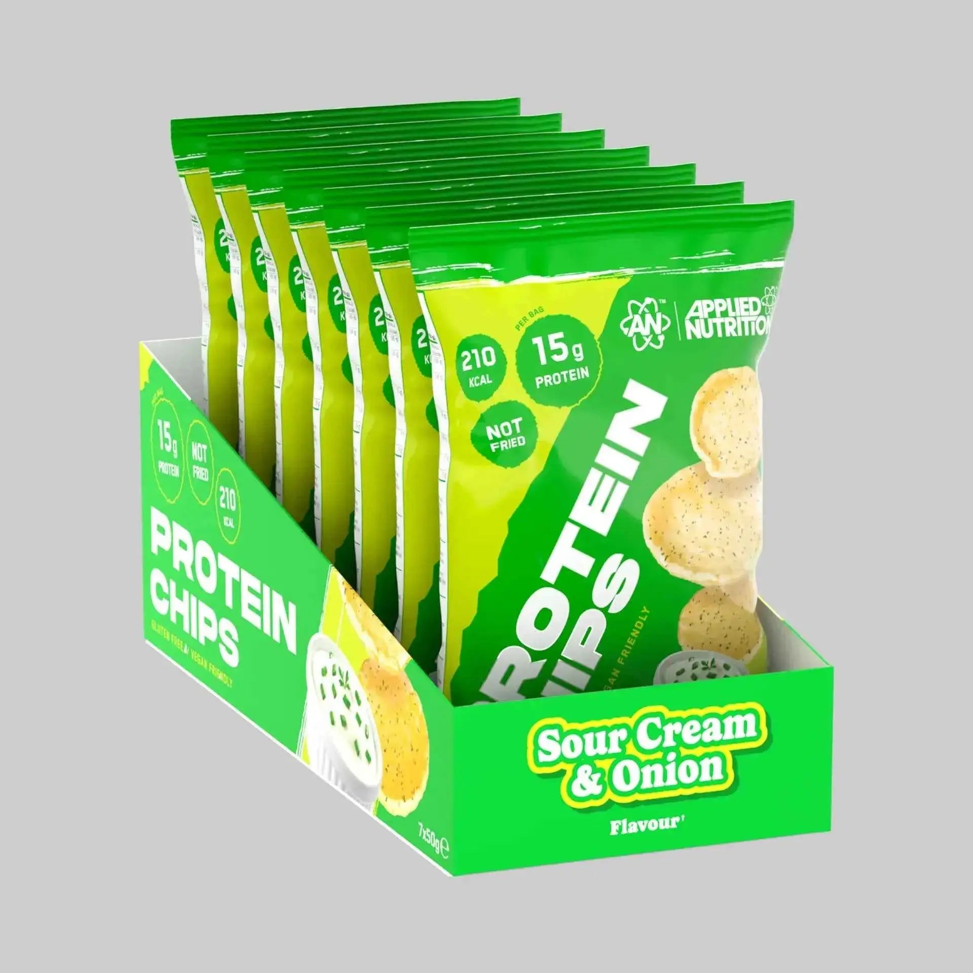 Applied Nutrition Protein Chips Single Bag or Box of 7 - in Variety of Flavours